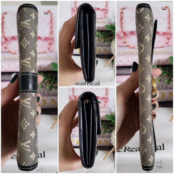 Authentic Pre-owned Louis Vuitton Monogram Mini Lin Wallet - Picture 8 of 14